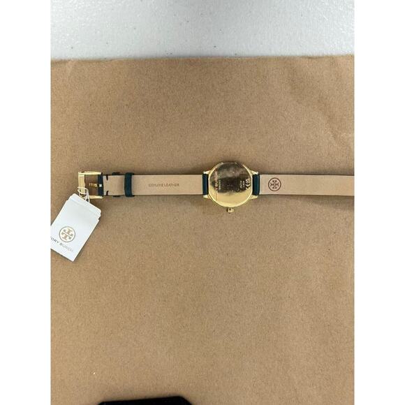 Tory Burch TBW2003 Women's Gigi Valley Forge Green Leather Wrap Strap Watch 28mm - Picture 5 of 5
